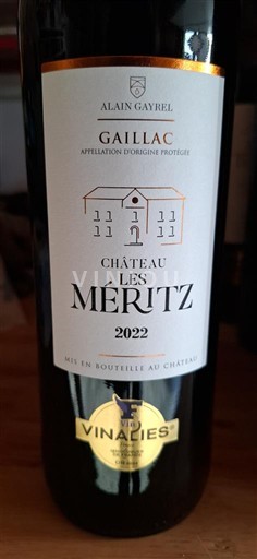 Sudoeste Gaillac Château Les Méritz 2022