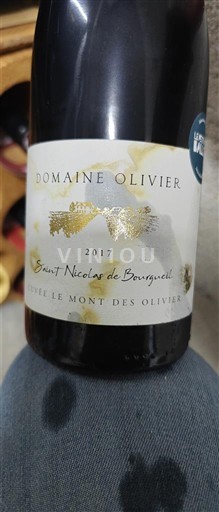 Loirevallei Saint-Nicolas-De-Bourgueil Domaine Olivier Le Mont des Oliviers 2017