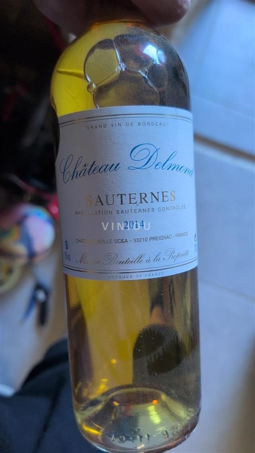 Bordeaux Sauternes Château Delmond 2014