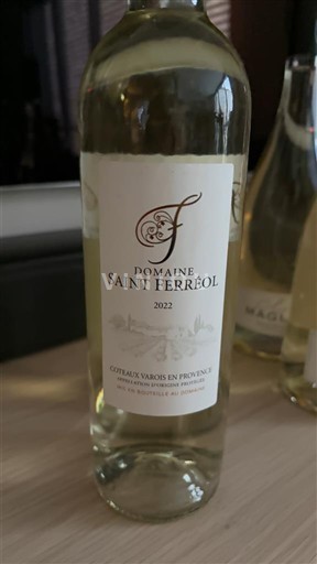 Provence Coteaux Varois em Provence Domaine Saint Ferreol 2022