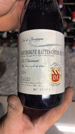 Borgoña No especificado L. Métaire En Charmots 2004