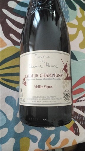 Thung lũng sông Loire Saumur-champigny Domaine Des Champs Fleuris Vieilles Vignes Không niên vụ