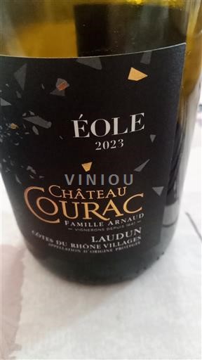 Rhônen laakso Määrittelemätön Château Courac Éole 2023