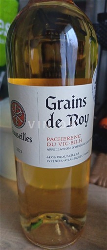 Sud-Ouest Pacherenc-du-vic-bilh Crouseilles Grains de Roy 2023