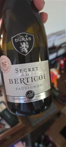 Sudoeste Côtes de Duras Berticot Secret de Berticot Sauvignon 2024