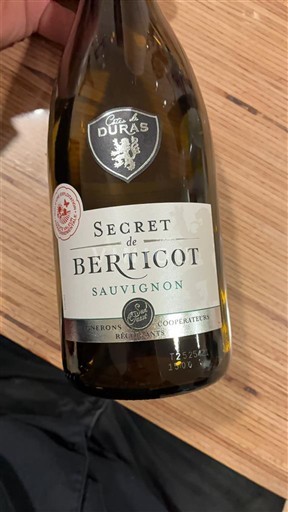 Sydväst Côtes-de-duras Berticot Secret de Berticot Sauvignon 2024