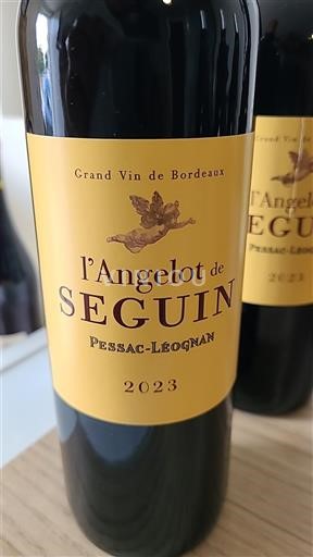 Bordeaux Pessac-Léognan Château Seguin l'Angelot de Seguin 2023