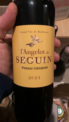 Bordeaux Pessac-Léognan Château Seguin l'Angelot de Seguin 2023