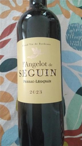 Bordeaux Pessac-Léognan Château Seguin l'Angelot de Seguin 2023