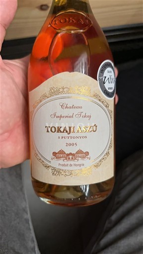 Tokaj Không được chỉ định Château Imperial Tokaj 5 Puttonyos 2005
