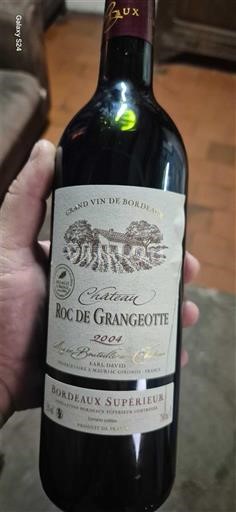 Bordéus Bordeaux Superior Château Roc de Grangeotte 2004