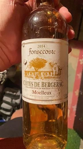 Lounais-Ranska Côtes-de-bergerac Fonsecoste 2014