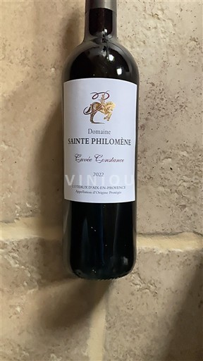 Provence Coteaux de Aix-en-Provence Domaine Sainte Philomène Constance 2022