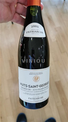 Bourgogne Nuits-saint-georges Premier Cru Patriarche Premier Cru - Aux Champs Perdrix 2005