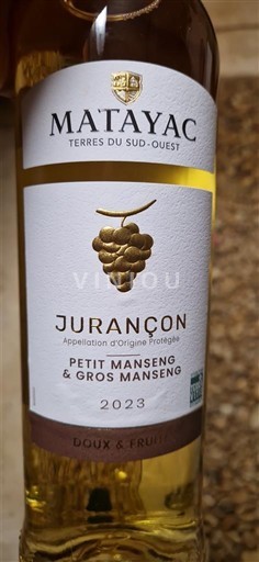 Südwestfrankreich Jurançon Matayac Petit Manseng & Gros Manseng 2023