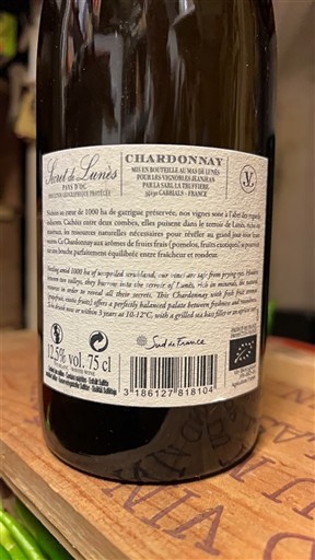 Languedoc-Roussillon Pays d'Oc Le Secret de Lunès Chardonnay 2016