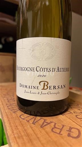 Bourgogne Bourgogne Côtes d'Auxerre Domaine Bersan 2020