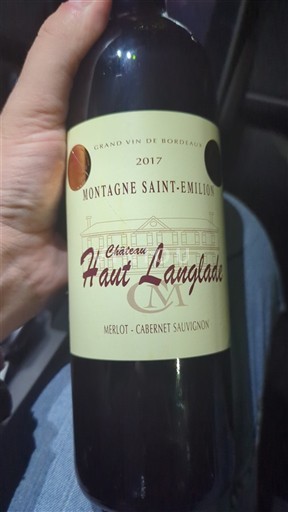 Bordeaux Montagne-saint-émilion Château Haut Langlade 2017