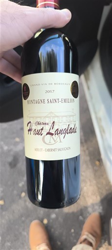 Bordeaux Montagne-saint-émilion Château Haut Langlade 2017