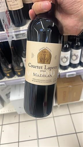 Lounais-Ranska Madiran Courtet Laperre Grande Réserve 2020