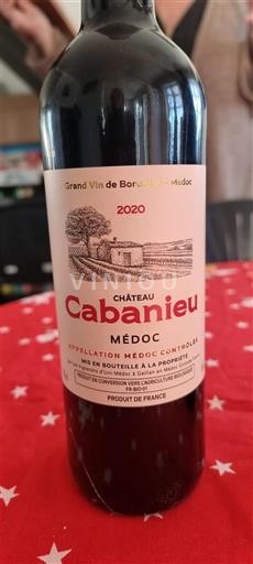 Bordeaux Médoc Château Cabanieu 2020