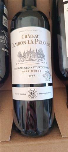 Bordeaux Haut-Médoc Cru Bourgeois Exceptionnel Château Cambon La Pelouse 2018