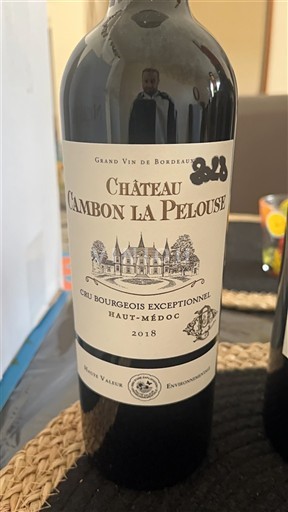 Bordeaux Haut-Médoc Cru Bourgeois Exceptionnel Château Cambon La Pelouse 2018