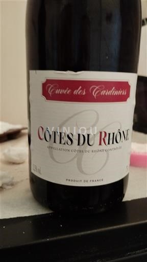 Valle del Ródano Côtes del Ródano Cuvée des Cardinaux Sin añada