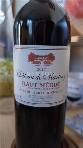 Burdeos Haut-Médoc Château Martiny 2017