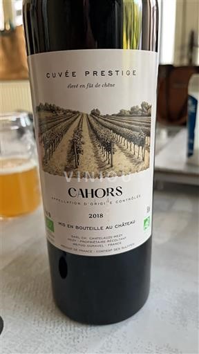 Sydväst Cahors Château Haut Capdevielle Prestige 2018