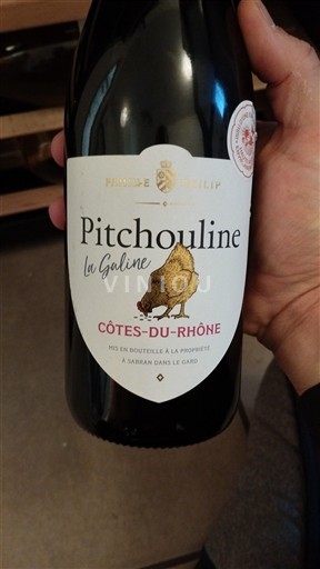Rhône-dalen Côtes-du-Rhône Domaine Philip Pitchouline La Galine 2021