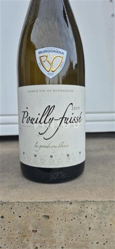 Borgogna Pouilly-fuissé Burgondia Les Grands Crus Blancs 2019