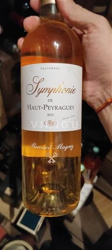 Bordeaux Sauternes Haut-Peyraguey Symphonie 2013