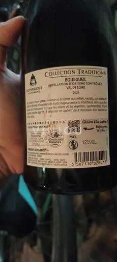 Valle della Loira Bourgueil Dumacus Collection Traditions 2023