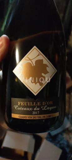 Loirevallei Coteaux du Layon Feuille Or 2017