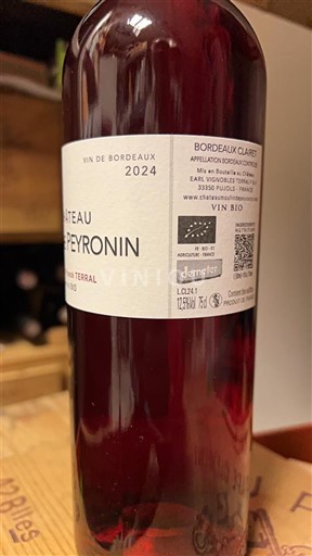 Bordeaux Bordeaux Clairet Château Peyronin 2024
