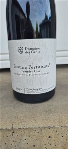 Borgogna Beaune Premier Cru Domaine Des Croix Beaune Pertuisots Premier Cru 2017