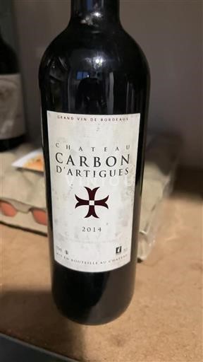 Bordeaux Graves Château Carbon Artigues 2014