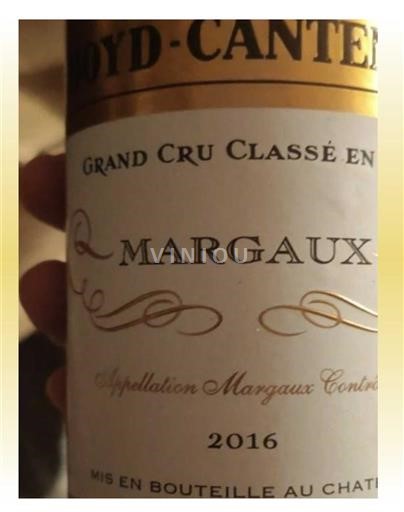 Bordeaux Margaux Grand Cru Château Boyd-Cantenac 2016