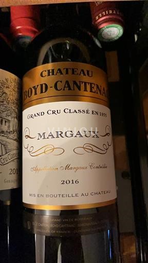 Bordeaux Margaux Grand Cru Château Boyd-Cantenac 2016