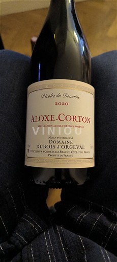 Bourgondië Aloxe-Corton Domaine Dubois Orgeval 2020