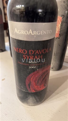 Sicile AgroArgento Nero d'Avola Syrah 2007