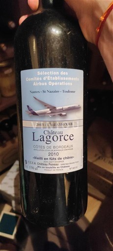 Bordeaux Côtes-de-Bordeaux Château Lagorce 2010
