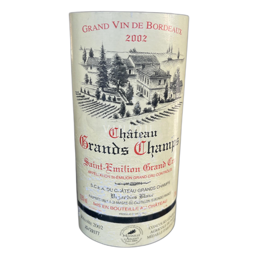 Bordeaux Saint-Émilion Grand Cru Château Grands Champs 2002