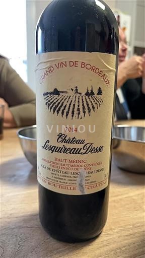 Bordeaux Haut-Médoc Château Lesquireau-Desse 2014