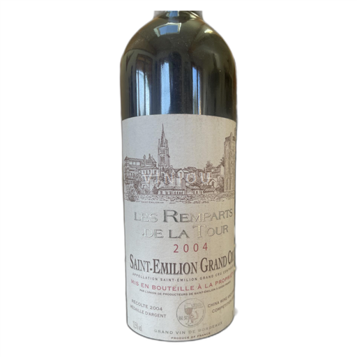 Bordeaux Saint-Émilion Grand Cru Les Remparts de La Tour 2004