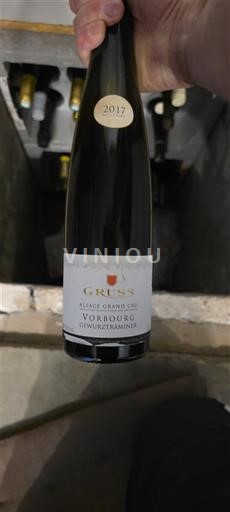 Alsace Gewurztraminer Grand Cru Gruss 2017