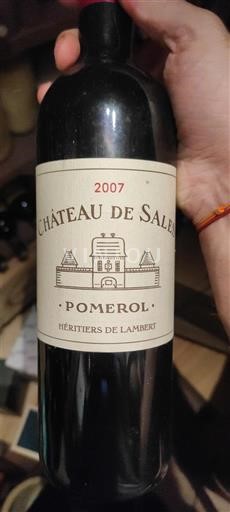 Bordeaux Pomerol Château Sales 2007