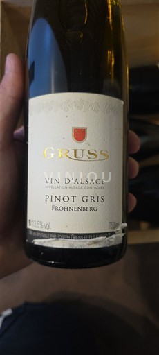 Alsazia Pinot grigio Grand Cru Gruss Frohneneberg 2019