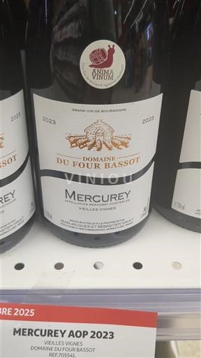 Burgund Mercurey Domaine Four Bassot Vieilles Vignes 2023